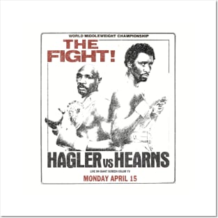 Hagler vs Hearns - Vintage Posters and Art